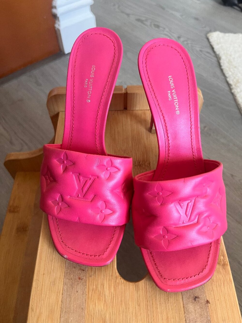 Louis Vuitton Pink MulesGen